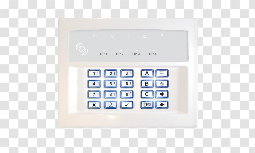 Computer Keyboard Security Alarms & Systems Wireless Keypad Alarm Device - Office Equipment Transparent PNG