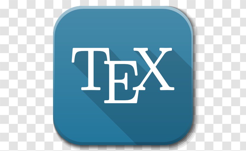 Blue Text Brand Sign - School - Apps Texstudio Transparent PNG