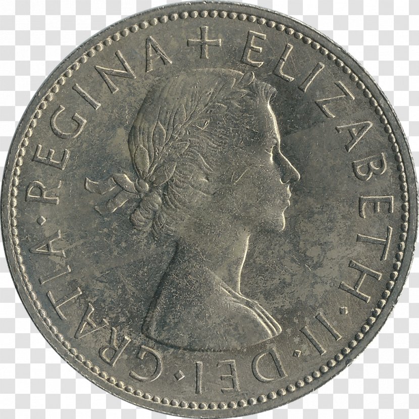 Coin Money Half Crown Pound Sterling Transparent PNG