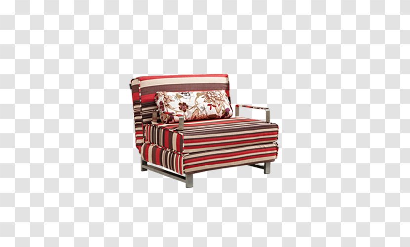 Sofa Bed Chair Couch - Striped Armchair Transparent PNG