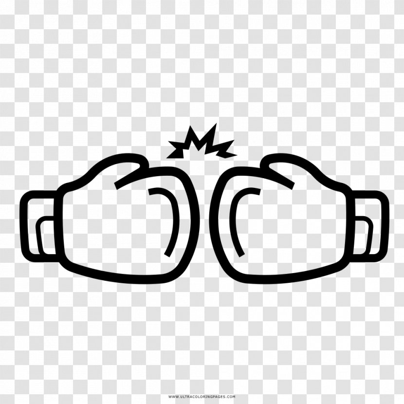 Boxing Glove Drawing Coloring Book - Smile Transparent PNG