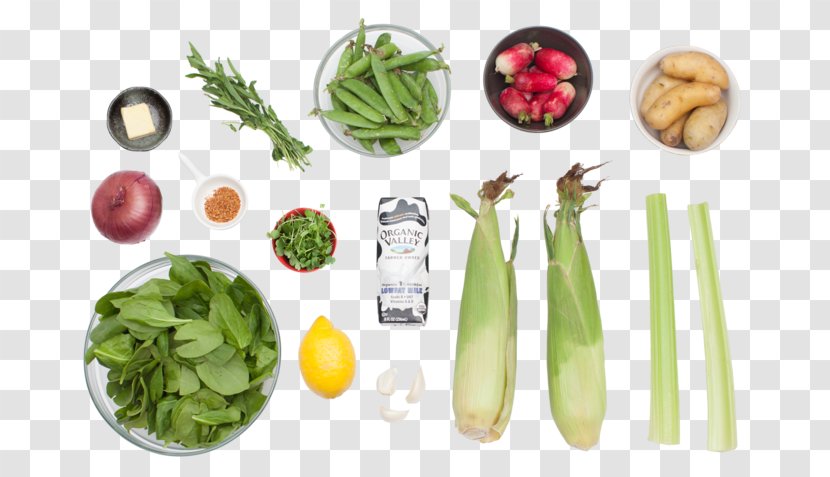 Leaf Vegetable Vegetarian Cuisine Diet Food Recipe - Ingredient - Corn Chowder Transparent PNG