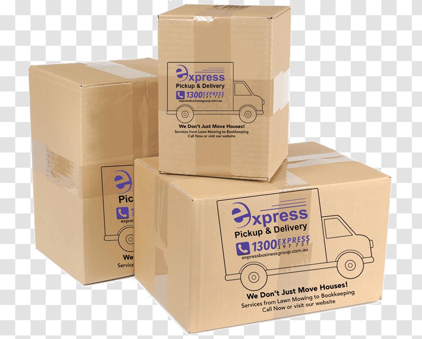 Box Delivery Courier Service Relocation - Waste Collection Transparent PNG