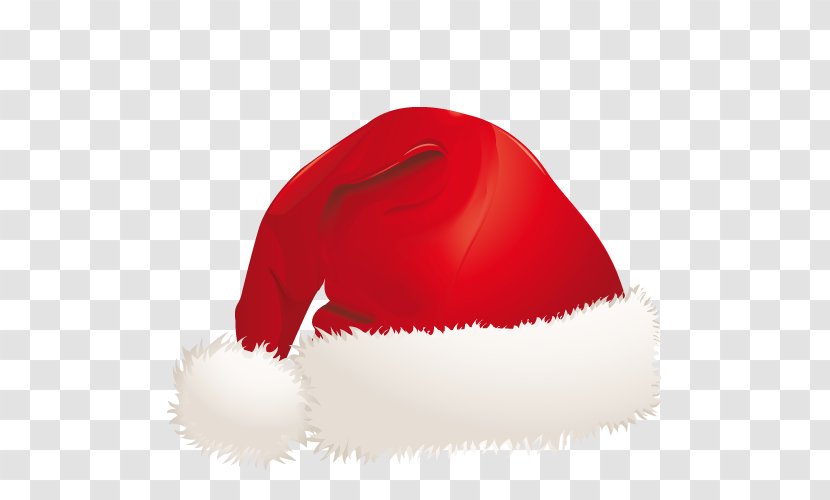 Santa Claus Suit Hat Bonnet Cap - Lip Transparent PNG