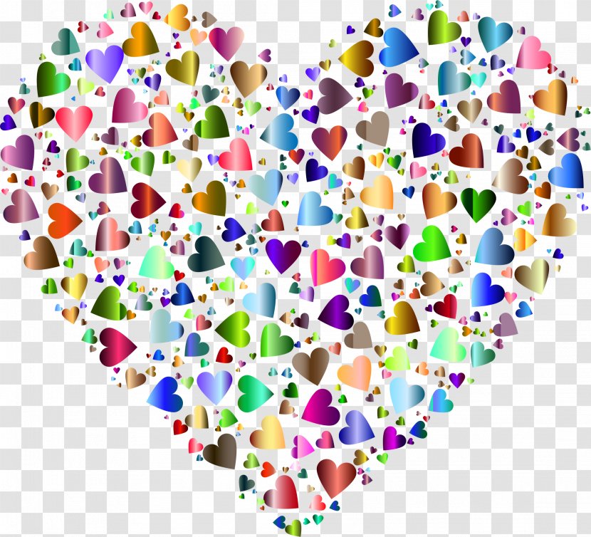 Fractal Heart Color Chaos Theory Clip Art Transparent PNG