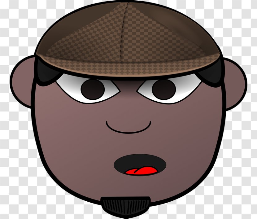 Cartoon Detective Clip Art - Snout - African American Men Transparent PNG