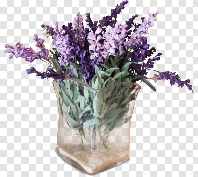 Vase Download - English Lavender - Purple Transparent PNG