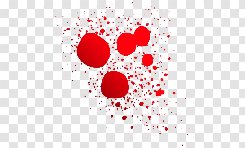 Blood Residue Clip Art - Heart - Red Transparent PNG