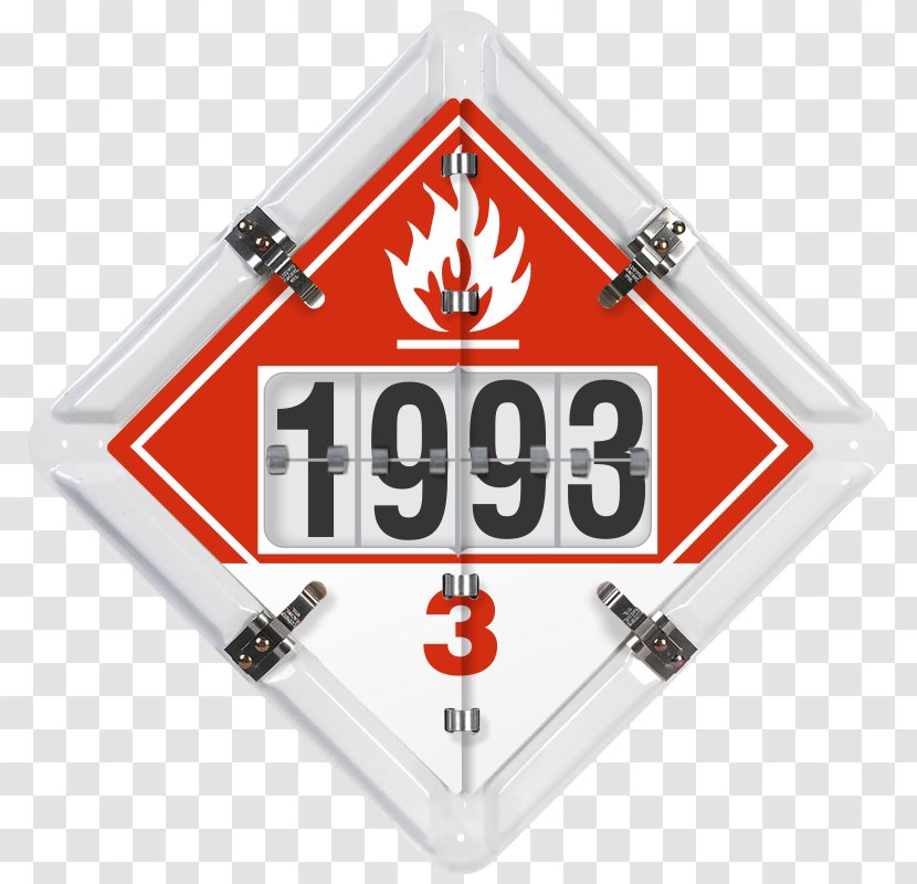 Flammable Liquid Placard Combustibility And Flammability Dangerous Goods - Solid Transparent PNG