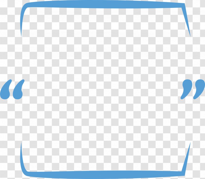 Line Angle Point - Blue - Sky Border Frame Transparent PNG