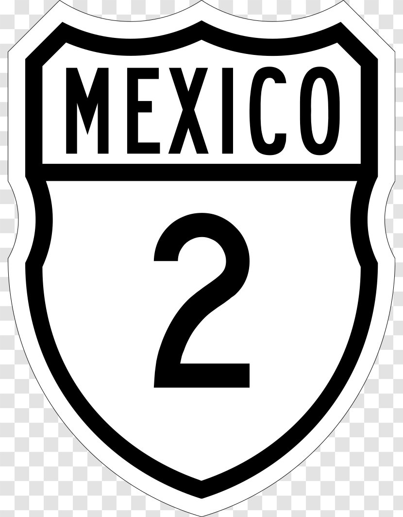 Mexican Federal Highway 2 16 15 45 Road - Sign Transparent PNG