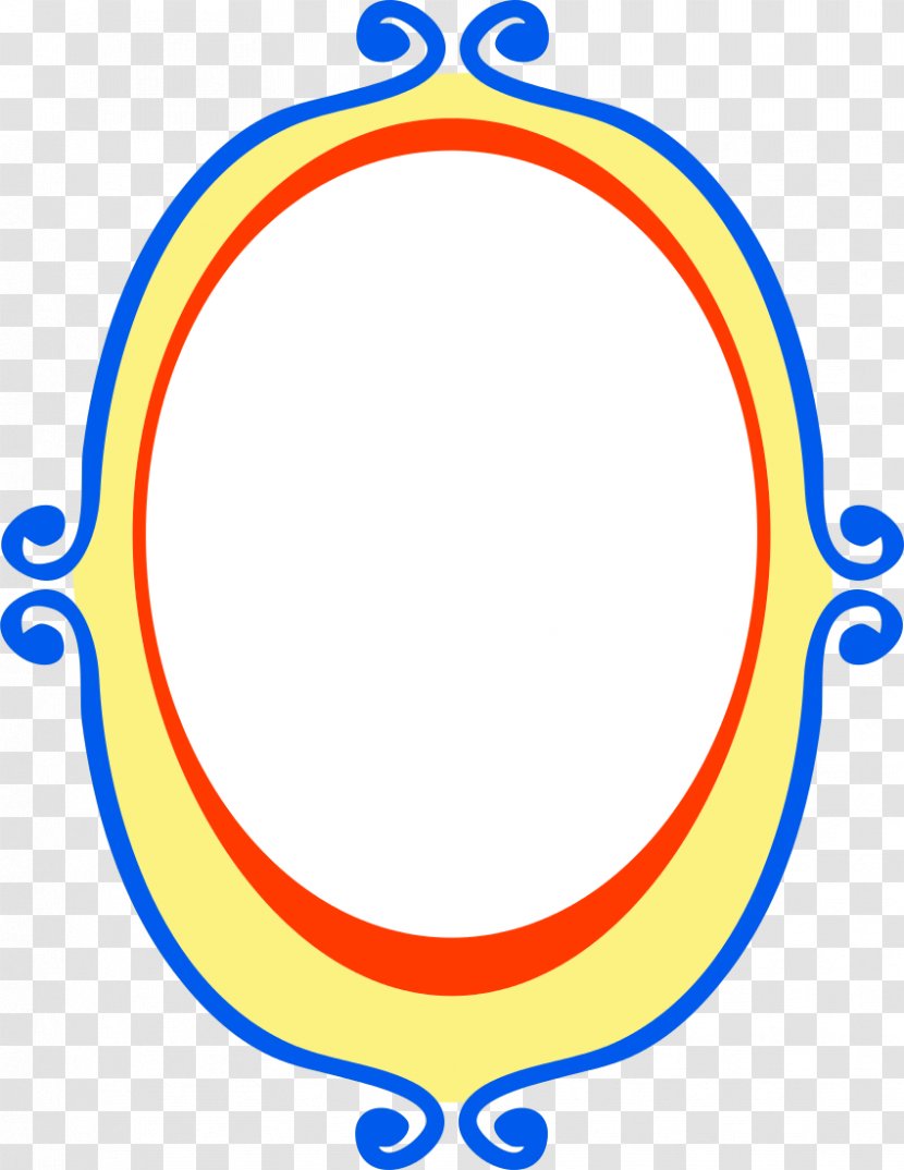 Borders And Frames Picture Cartoon Clip Art - Yellow - Blue Frame Transparent PNG