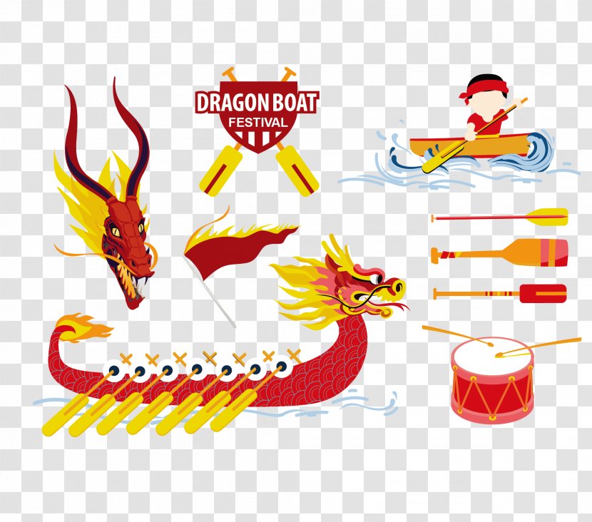Dragon Boat Festival Clip Art Transparent PNG
