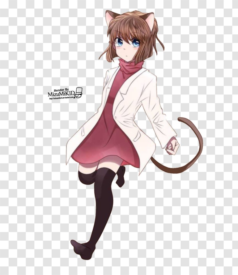 Ai Haibara Naver Blog Character - Watercolor Transparent PNG