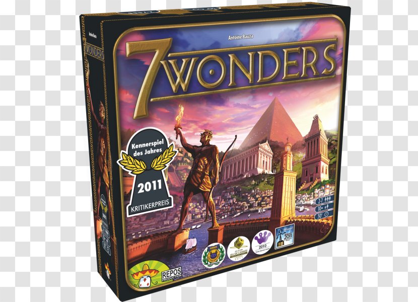 Repos Production 7 Wonders Board Game Tabletop Games & Expansions - Action Figure - Playing Card Transparent PNG