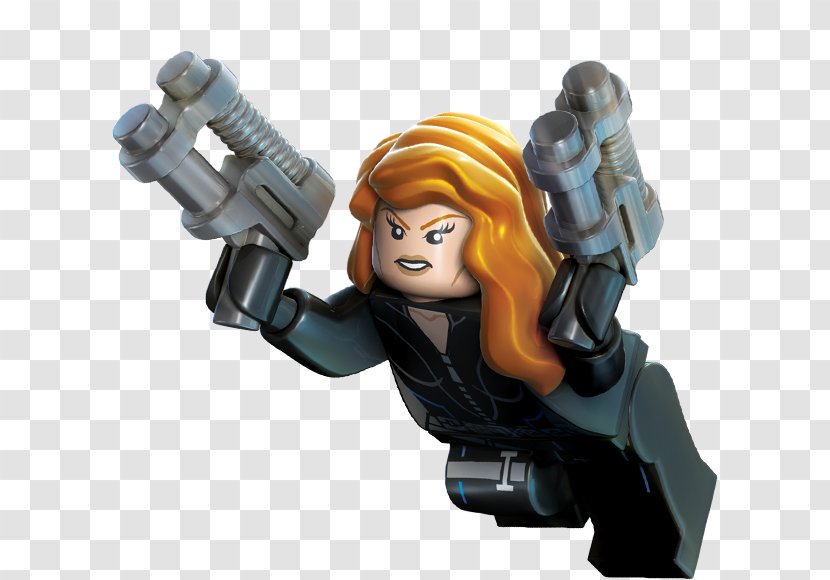 Black Widow Lego Marvel Super Heroes Marvel's Avengers 2016 - Action Figure Transparent PNG