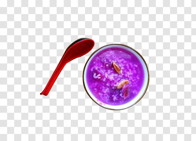 Congee Porridge Sweet Potato Dioscorea Alata Purple Transparent PNG