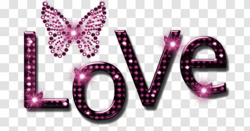 Love Clip Art - Butterfly - Text Transparent PNG