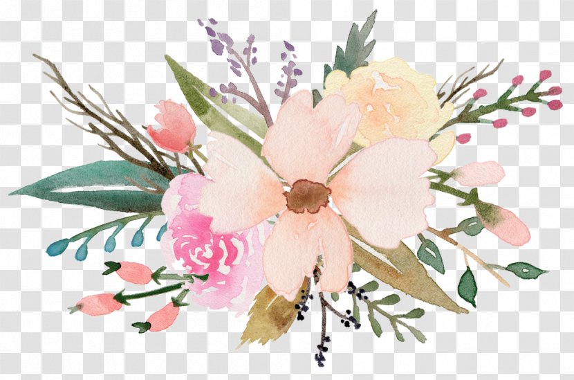 Watercolor Painting Clip Art Graphics Free Content Flower - Eucalyptus Bouquet Transparent PNG