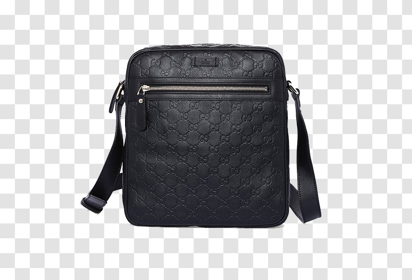 Messenger Bag Backpack Gucci Leather Handbag - Zara Men's Black Transparent PNG