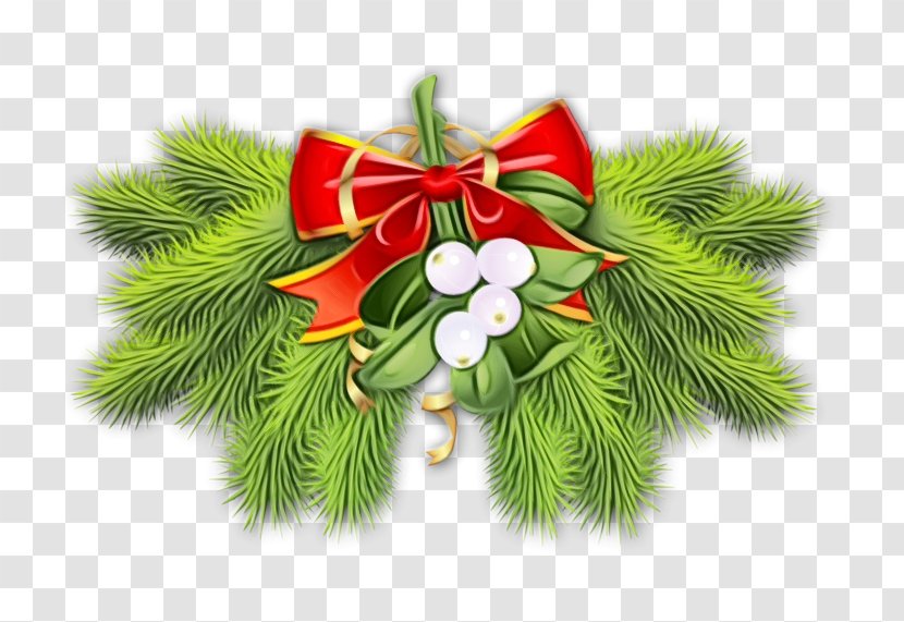 Christmas Decoration - Leaf - Pine Branch Transparent PNG