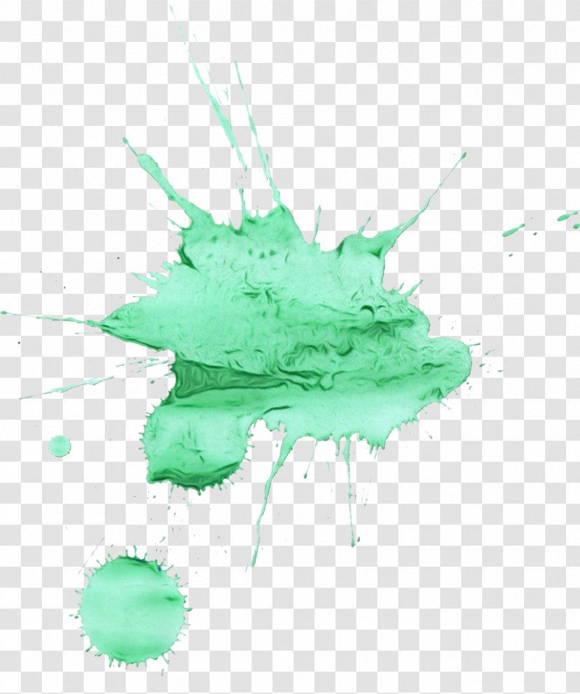 Graphic Design - Watercolor - Wet Ink Paint Transparent PNG