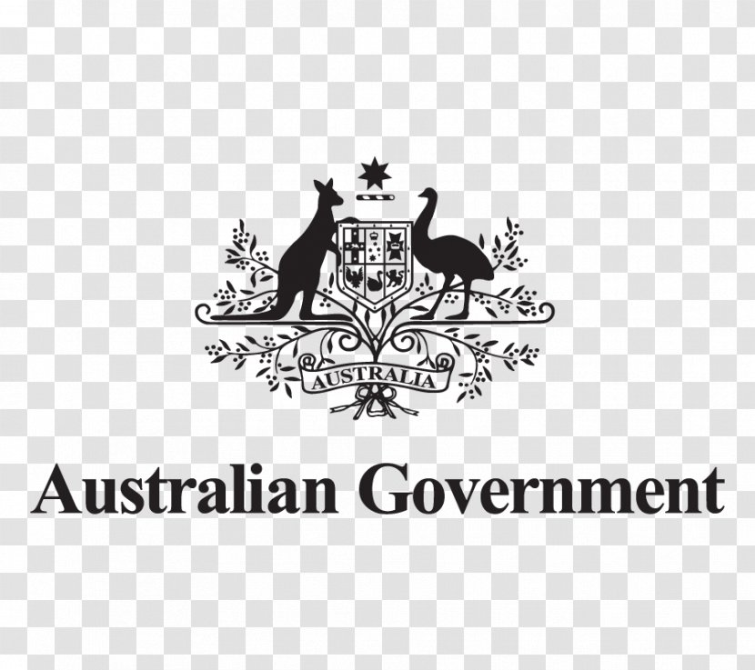 Government Of Australia Melbourne Department Foreign Affairs And Trade Canberra - Monochrome - Australian Logo Transparent PNG