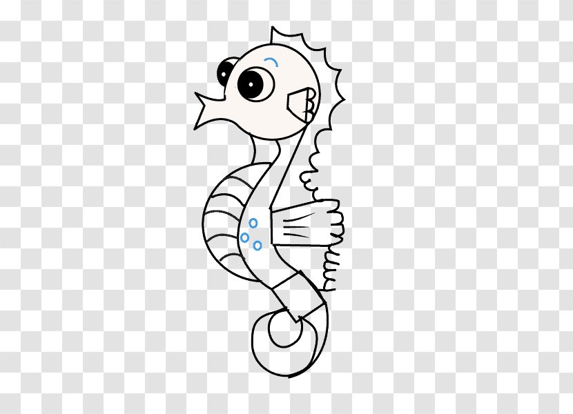 Seahorse Drawing Cartoon How-to Clip Art - Tree Transparent PNG