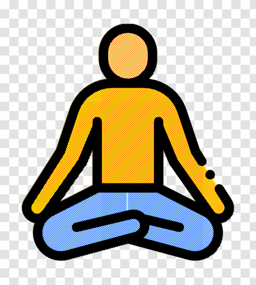 Free Time Icon Meditation Icon Yoga Icon Transparent PNG