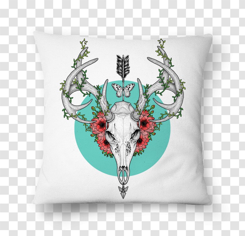 Pillow - Deer Rosette Transparent PNG