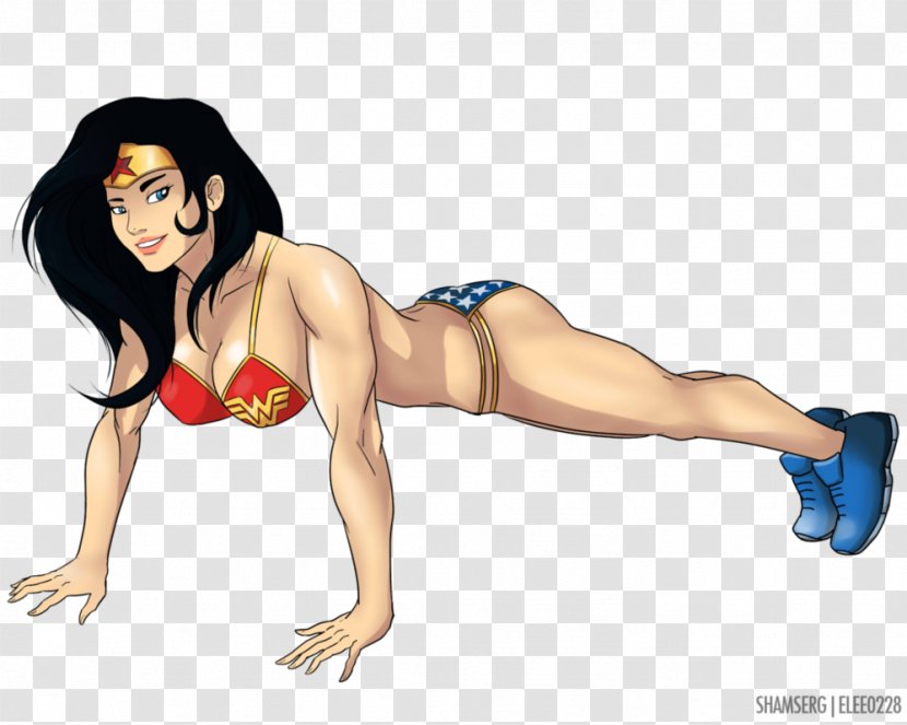 Diana Prince Superman Ares DC Comics Art - Silhouette - Wonder Woman Transparent PNG