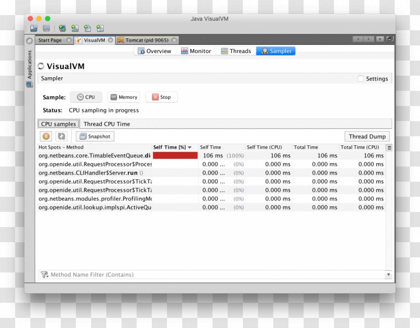 VisualVM Computer Software Java Development Kit JConsole - Commandline Interface - Garbage Heap Transparent PNG