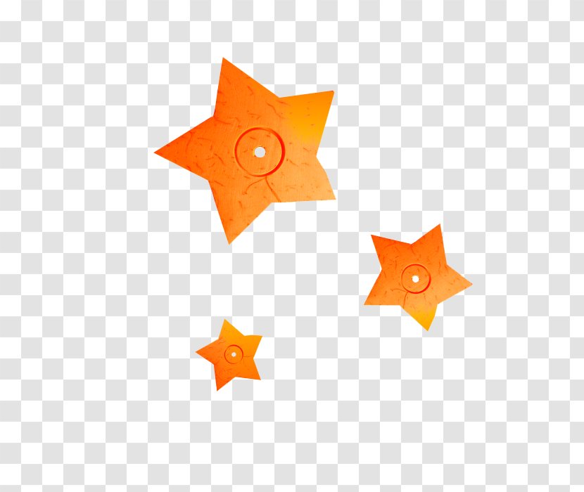 Royalty-free - Orange - Floating Stars Transparent PNG