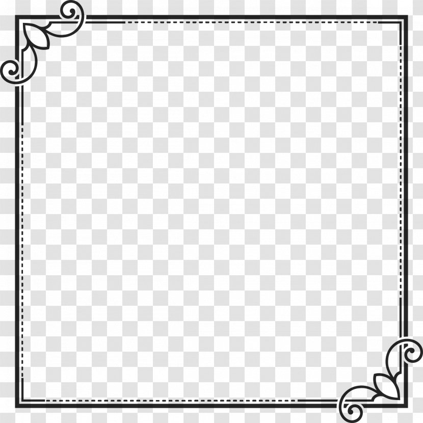 Picture Frames Borders And Drawing Decorative Arts Ornament - Text - Line Frame Transparent PNG