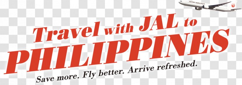 Flight Airplane Japan Airlines Airline Ticket - Travel Philippines Transparent PNG