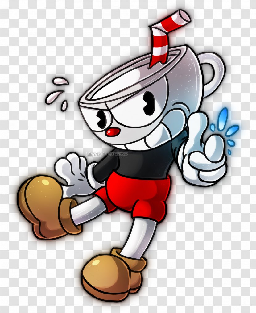 Cuphead Bendy And The Ink Machine Game Run Gun DeviantArt - Fan Art - Mugman Fanart Transparent PNG