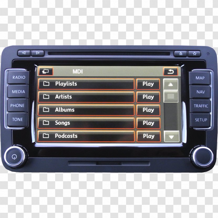 Volkswagen Car Škoda Auto Audi Radio - Navigation Transparent PNG