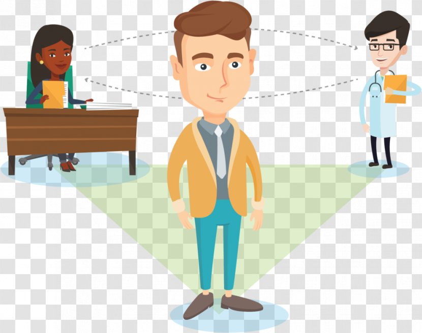 Patient Cartoon - Animation - Standing Transparent PNG