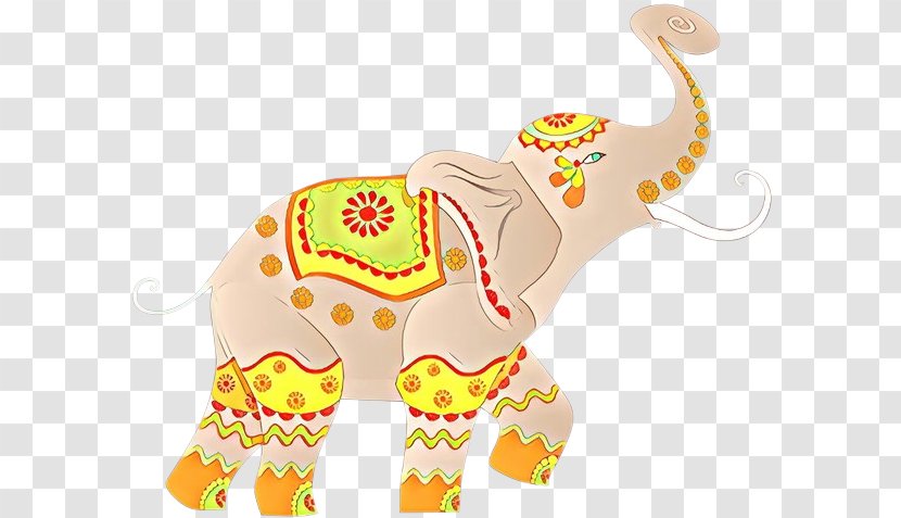 Indian Elephant - Figurine Working Animal Transparent PNG