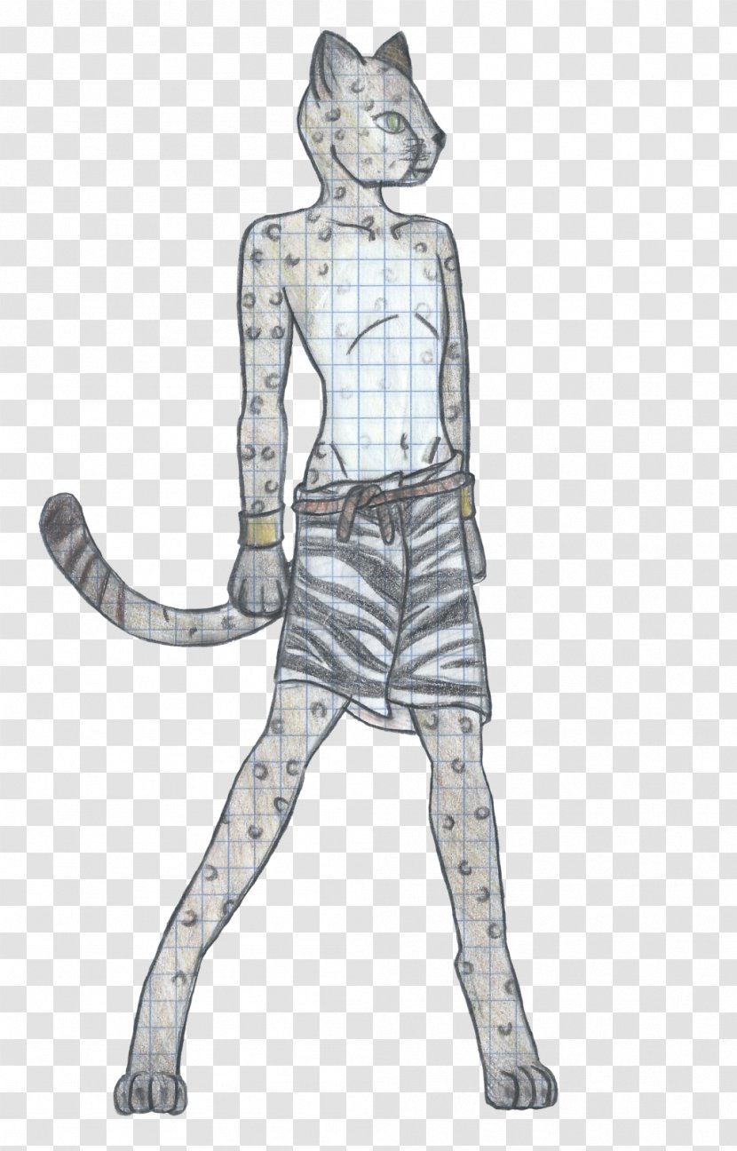 Clothing Drawing Costume - Hand - Cheetah Transparent PNG