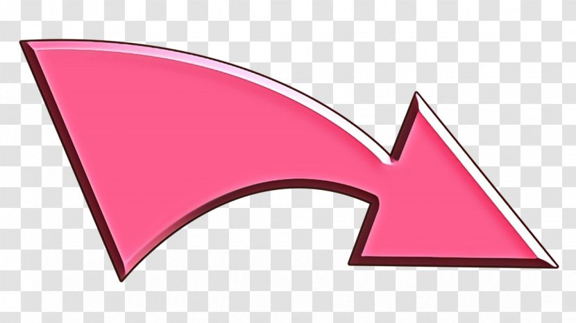 Pink Arrow - Carmine - Fin Transparent PNG