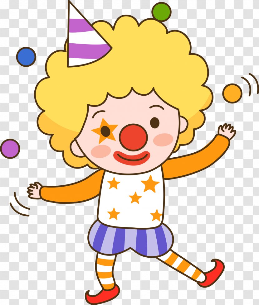 Performance Clown Cartoon Humour Illustration Transparent PNG