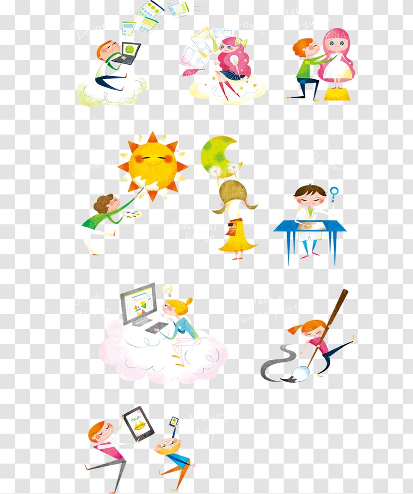 Illustration Art School Graphic Design - Cartoon - Campus Transparent PNG