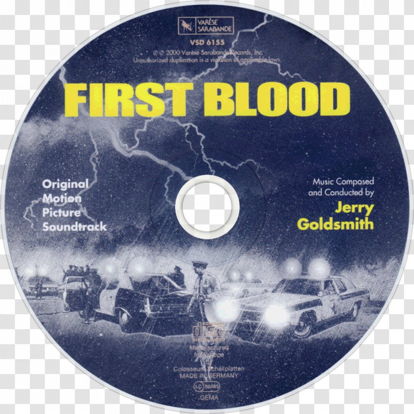 First Blood Rambo DVD Composer Album - Jerry Goldsmith Transparent PNG