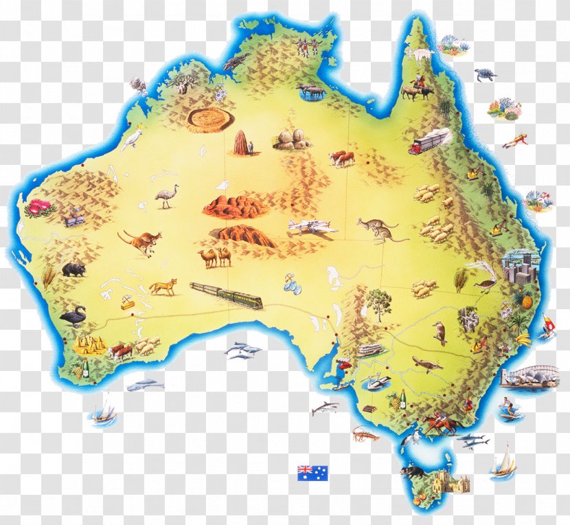 Melbourne New Zealand Zhengzhou Earth Map - Dot Distribution - Australian Animal Transparent PNG