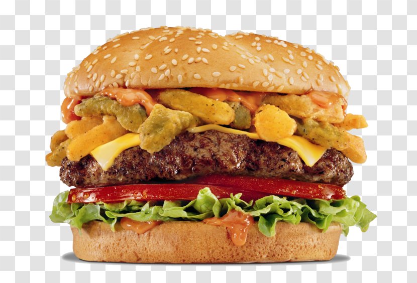 Hamburger Cheeseburger Hot Dog Fast Food Carl's Jr. - Big Mac Transparent PNG