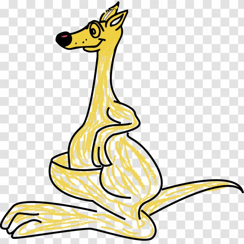 Euclidean Vector Clip Art - Giraffidae - Hand-painted Kangaroo Decorative Patterns Transparent PNG