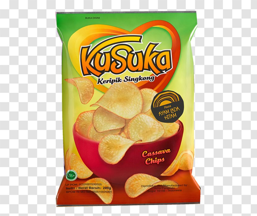 Tapioca Chip Potato Cassava Emping Kripik - Cheese Transparent PNG