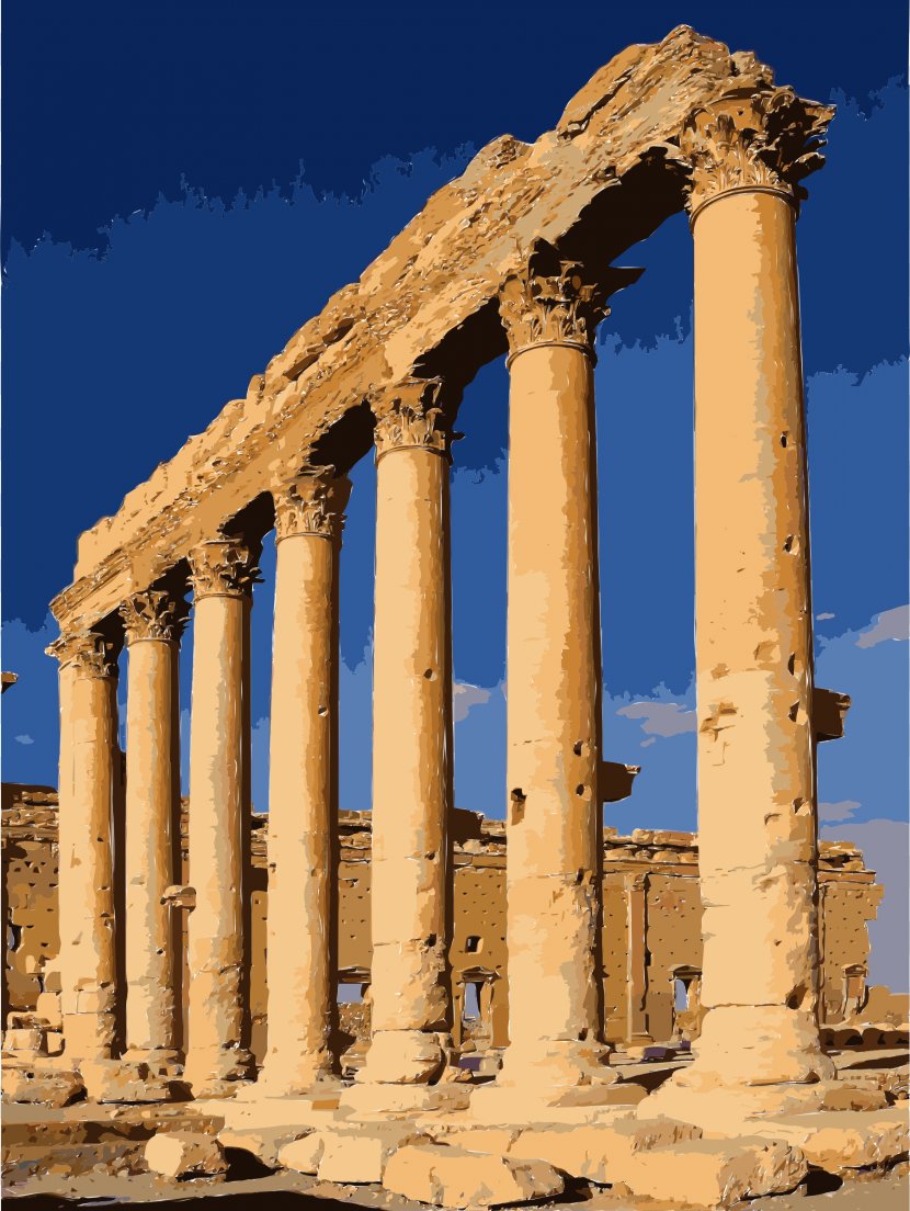 Column Ancient Roman Architecture Capital Compression Member - Facade Transparent PNG