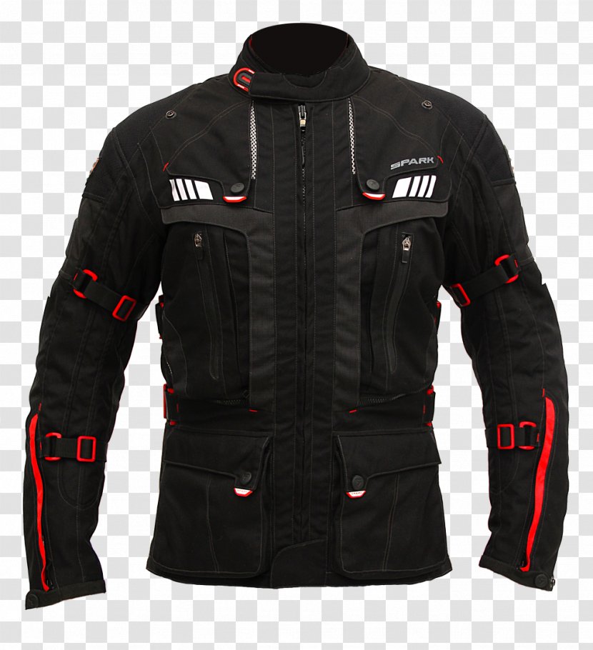 Leather Jacket Flight Motorcycle Clothing - Accessories Transparent PNG